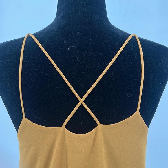 Naked Zebra Mustard Yellow Camisole Women's size S - Picture 3 of 9